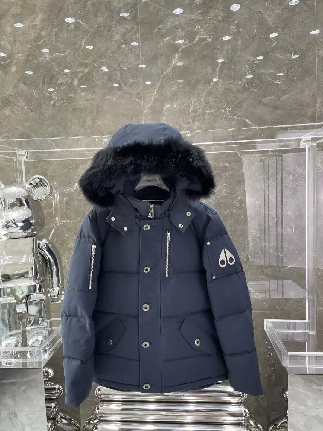 Moose Knuckles Hooded Down Jacket Moose Knuckles Hooded Down Jacket
